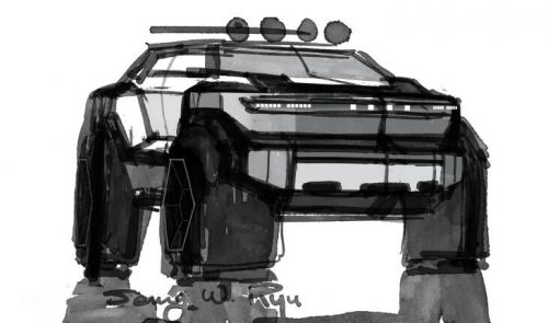 现代发布越野概念车预告,造型硬朗剑指福特Bronco。