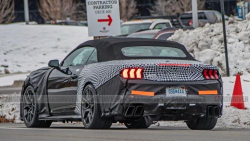 福特全新Mustang高性能继任车型谍照曝光 敞篷版回归