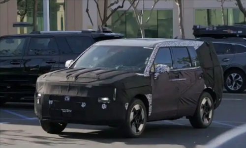 首次推出增程动力 新款现代胜达谍照曝光