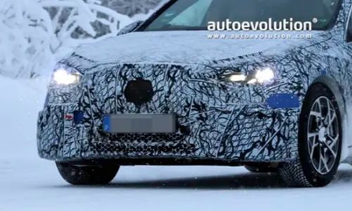 或下半年发布 全新奔驰C级纯电版谍照曝光