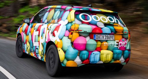 续航里程达425km 斯柯达Epiq官方谍照发布