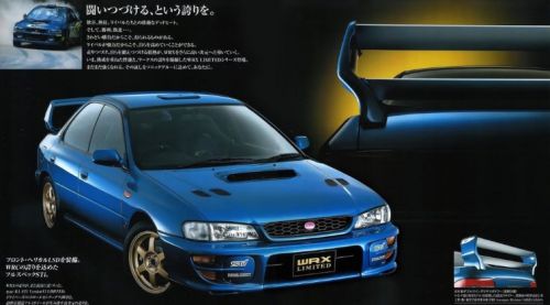 斯巴鲁推出全新经典零件计划，专为初代翼豹WRX与STI打造