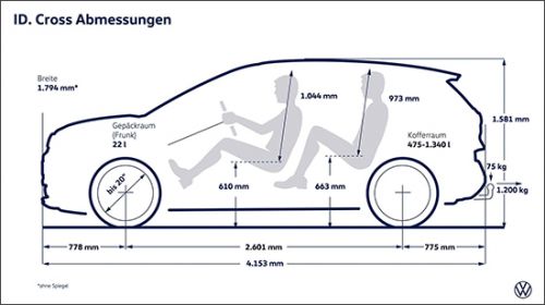 秋季上市 2026款大众ID. Cross谍照曝光