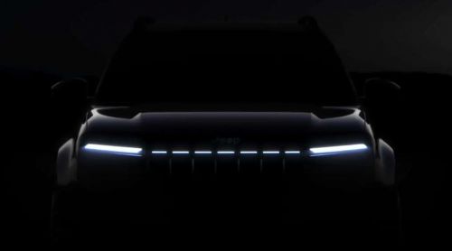 Jeep 最小尺寸SUV预告亮相 全新发光进气格栅首度曝光