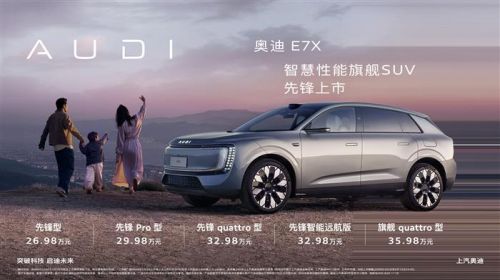 AUDI的18个月：从E7X上市看一个新品牌的站立速度