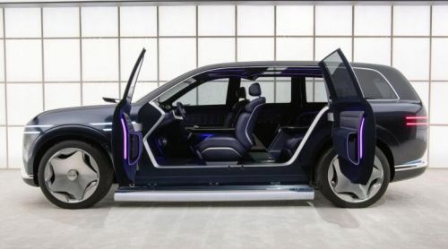 捷尼赛思官宣:全新GV90量产车型将配备对开式车门